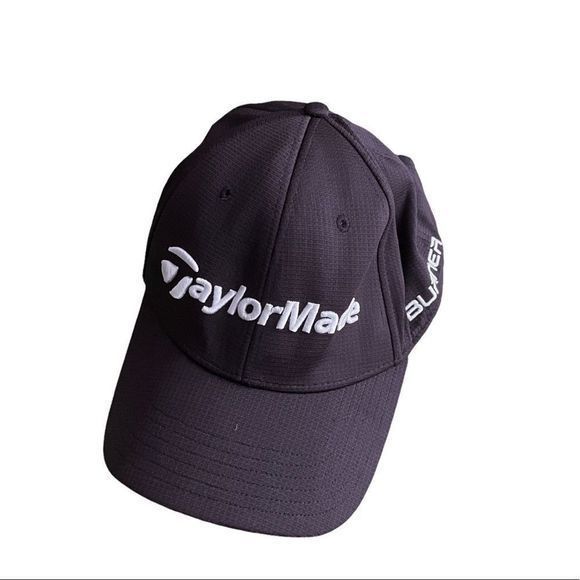 Taylormade adjustable golf hat in black, excellent condition, - Picture 1 of 10